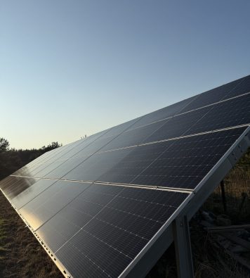 20 kWp na gruncie Krzynka k Barlinka, zachodniopomorskie, panele bifacialne z magazynem energii