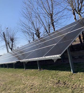 50 kWp na gruncie dla firmy, Choszczno panele bifaicalne